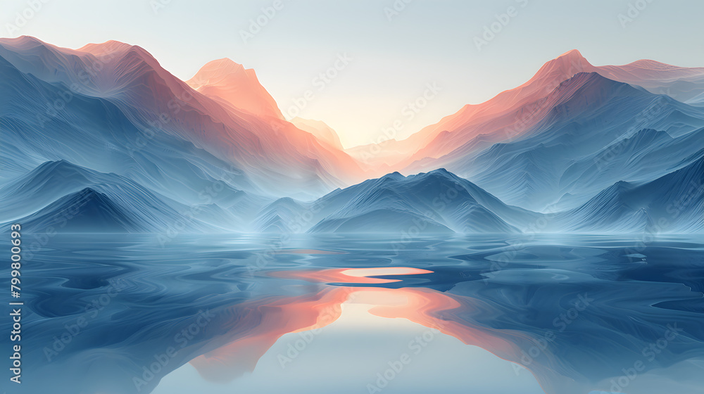 Aufkleber enter the virtual realm: a futuristic digital background with abstract elements