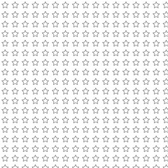 illustration of stars seamless pattern on white background