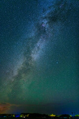 Milky way starry sky