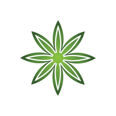Cannabis logo vector template symbol design