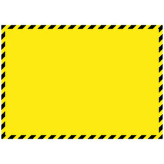 Flat Warning Sign