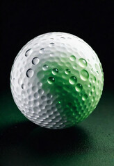 _A-white-golf-ball-with-water-droplets