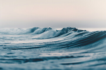 The serene waves of dawn softly lap against the shore. - obrazy, fototapety, plakaty