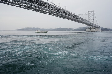 Oonaruto Bridge in-between Tokushima and Hyogo, Japan - 日本 兵庫 徳島 大鳴門橋	