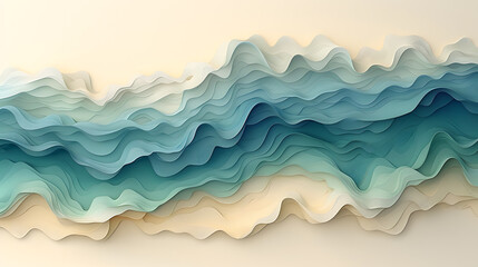 Fototapeta premium Ethereal Earthscape - Modern Abstract Design