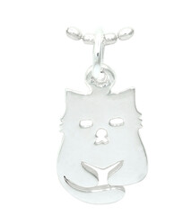 pendant silver cat