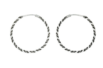 Earrings Silver Style