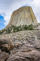 Devils Tower National Monument, Butte in Wyoming