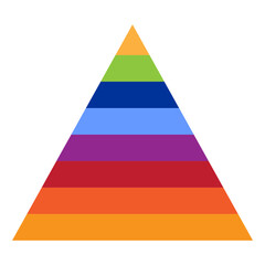 Colorful Infographic Pyramid Hierarchy