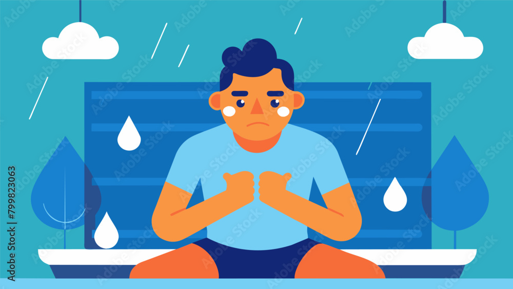 Poster detoxification sweating in the sauna helps the body eliminate toxins and impurities giving athletes 