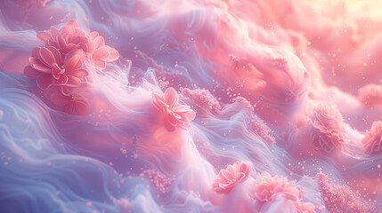 Abstract background in sweet style
