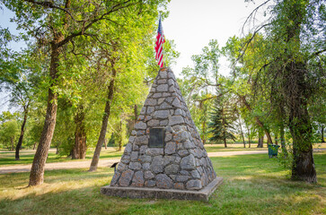 Fototapeta premium Connor Battlefield State Historic Site, Battlefield in Ranchester, Wyoming