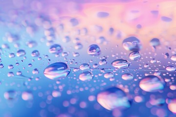 A colorful background with many small drops of water scattered throughout