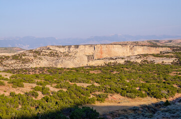 Bighorn Canyon National Recreation Area on the the border between Wyoming and Montana