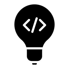 Fototapeta premium Coding icon