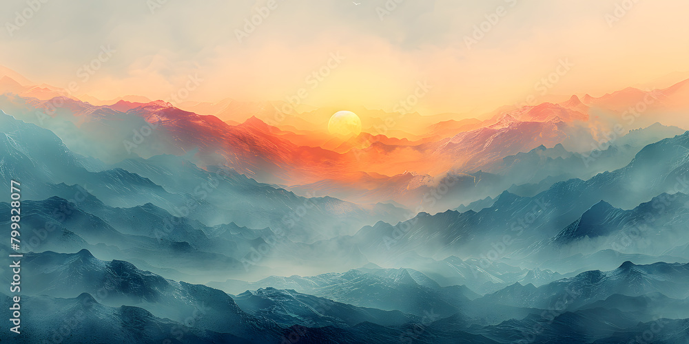 Poster modern minimalist design concept: empty canvas with earth-inspired texture