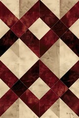 Burgundy and Beige Abstract geometric pattern background