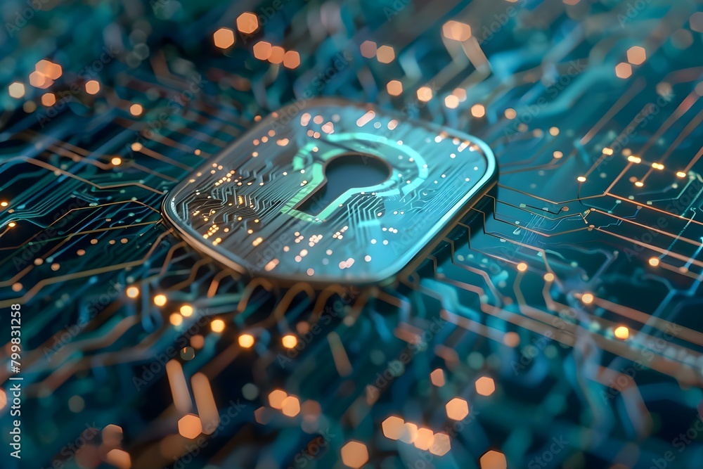 Poster explore cybersecuritys importance in cloud computing for enhanced data protection. concept cloud sec