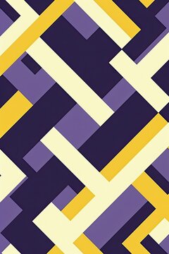 Violet and Lemon Abstract geometric pattern background