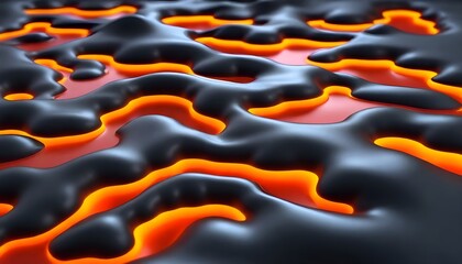 3d lava stone liquid background
