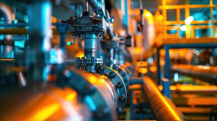 Optimizing Factory Efficiency and Costs through Production Data Evaluation and Performance Indicators. Concept Factory Efficiency, Cost Reduction, Production Data Analysis. copy space.