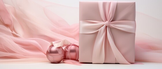 Blush pink with a hint of movement, soft and delicate for beauty gift packaging,