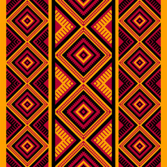 Geometric pattern background including repeated elements, traditional, ethnic design, for home decor, curtain, fabric, clothing, illustration.