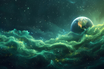 Earthly Refuge: A Serene Digital Oasis