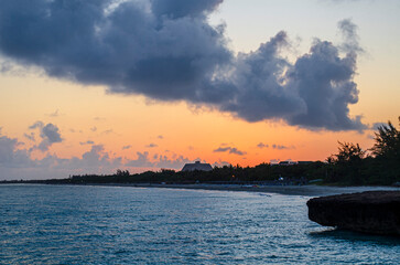 Fototapeta premium sunset over the sea