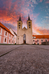 Premonstratensian Monastery from 12th century. Milevsko, Czech Republic.