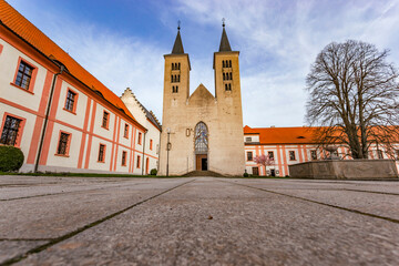 Premonstratensian Monastery from 12th century. Milevsko, Czech Republic.