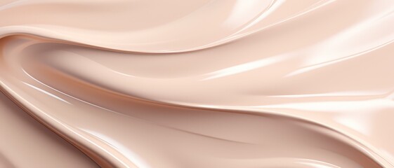Creamy beige with a silky smooth flow, excellent for a minimalist beauty brand,