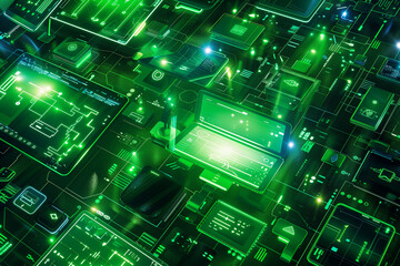 Circuit Garden: Where Silicon Paths and Digital Flora Bloom