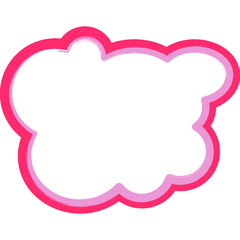 Playful Cloud Brush Sign