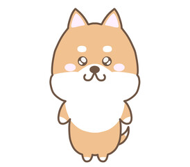 ぴえん顔のいぬ