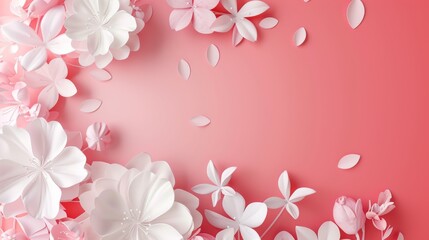 Mother's day background with copy space.