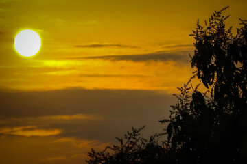 Obraz premium sunrise over the mountains