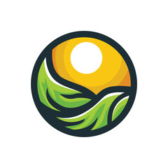 Leaf Logo Vector Element Illustration