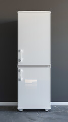 fridge with a refrigerator isolated