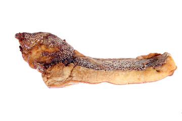 Preserved meat on a white background