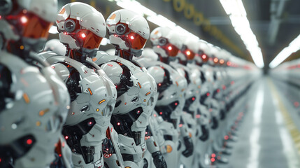 Robots army commander, automation of robotic technical processes