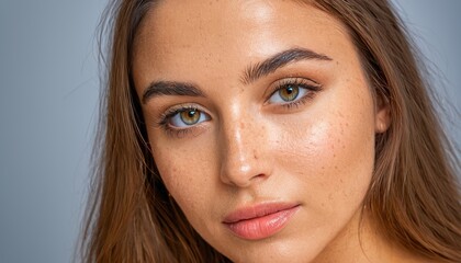 Fototapeta premium Radiant Beauty: A Masterpiece of Skincare Photography