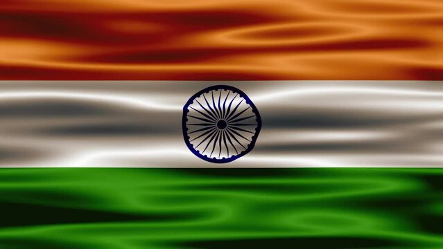 India waving flag. India flag waving. waving animation. Sign of India, Indian Background. Indian waving Video. Realistic Flag Animation. Indian Flags Looping Closeup. Seamless loop