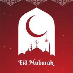 Eid Al Adha Mubarak Social Media Post Beautiful Islamic Background