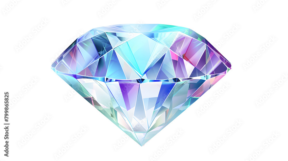 Poster diamond on transparent background. vector illustration design element for your project.