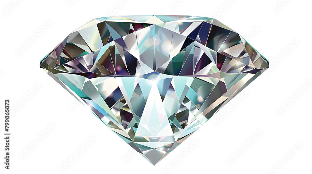 Poster diamond on transparent background. vector illustration design element for your project.