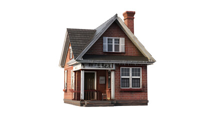 house on a transparent background in full size 
