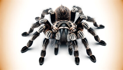 spider isolated on white background