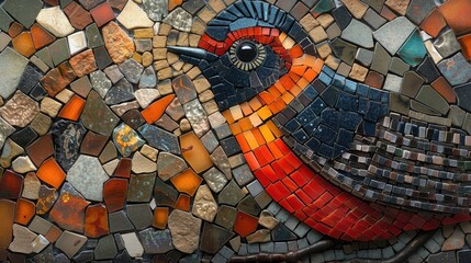 Mosaic of bird