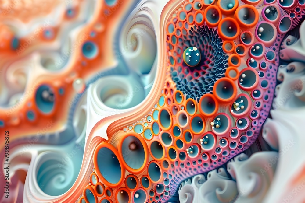 Poster infinite patterns:captivating designs perfect for creating seamless backgrounds